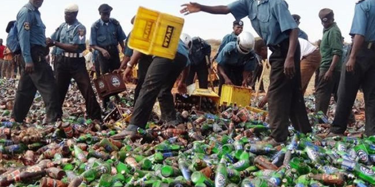 Again, Hisbah destroys alcohol, jails vendors in Yobe