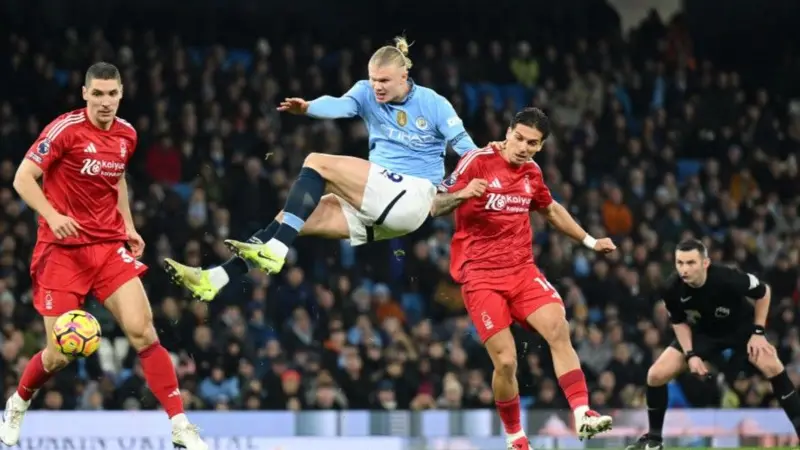 Man City end seven-game winless run, beat Forest 3-0