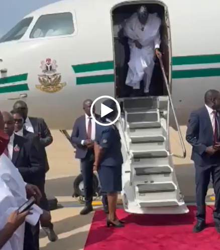 Moment Vice President Kashim Shettima, GCON, arrives in Kano