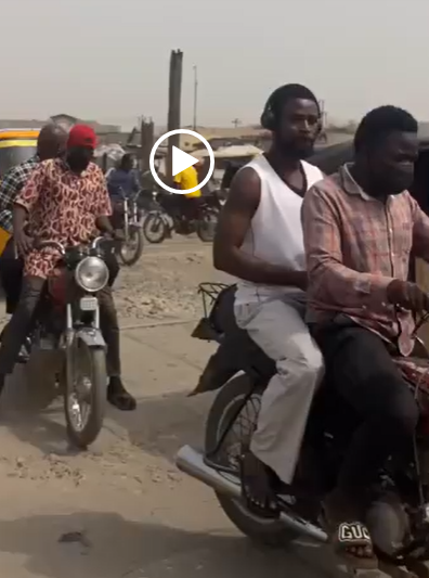 TRENDING VIDEO: Shocking moment a train collides with a car in Lagos! 🚆🚗💥