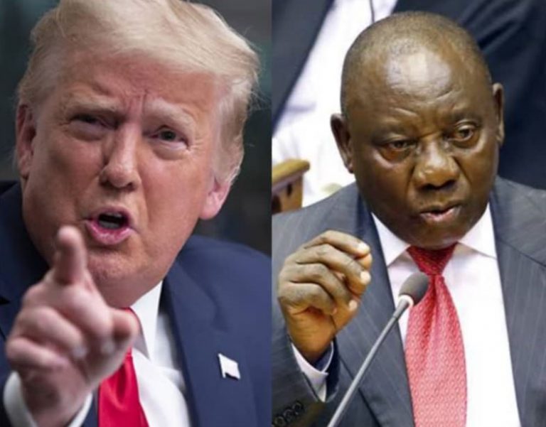 t  Ramaphosa hits back at Trump over land confiscation claims