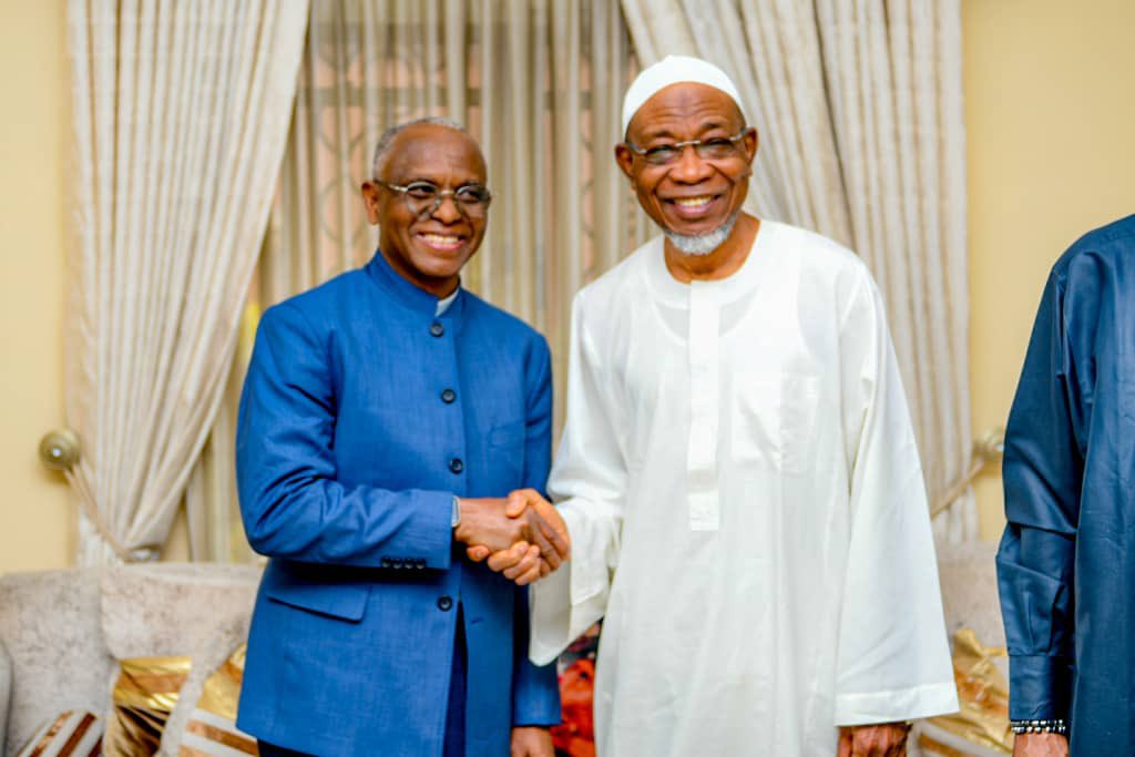 El-Rufai Continues Consultation, Meets Aregbesola, Bakare