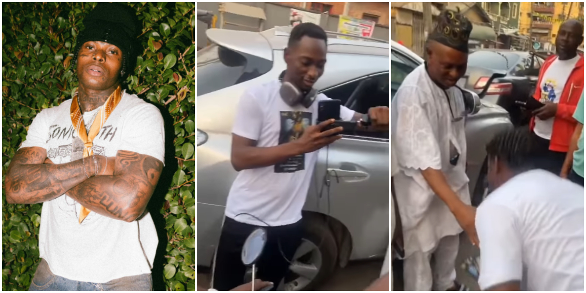 Netizens Go Wild as Old Video Shows Asake Gifting His Dad Car, House Amid Drama!