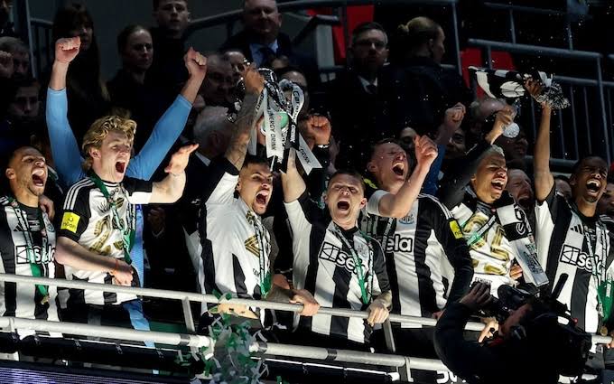 Carabao Cup: Newcastle beat Liverpool to lift first trophy in 70 years