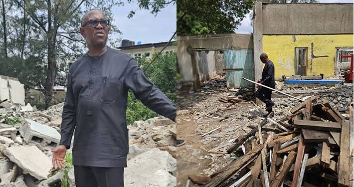‘All we know about your brother’s house demolition’— Lagos State govt sympathizes Peter Obi