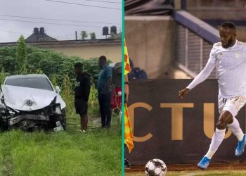 Super Eagles player, narrowly survives car accident
