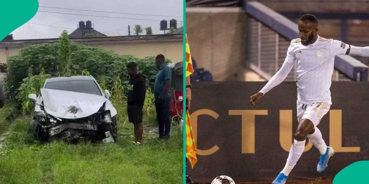 Super Eagles player, narrowly survives car accident