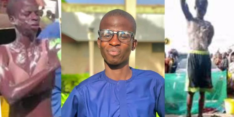 Popular Nigerian TikToker sentenced to jail for bathing on road-side in women’s underwear