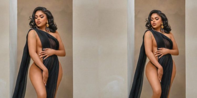 Bobrisky breaks the internet again with her partially naked image