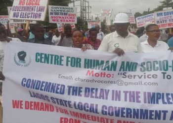 Group protests at Lagos Assembly over delay in implementation of LG administrative law