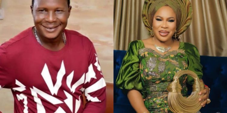 Popular actor blows hot as he addresses claims Faithia Balogun almost beat him to death