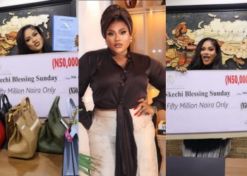“Delay isn’t denial” — Top yoruba actress brags as she signs N50M deal