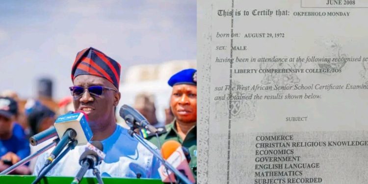 After threatening Peter Obi, Edo gov.WAEC result revealed online