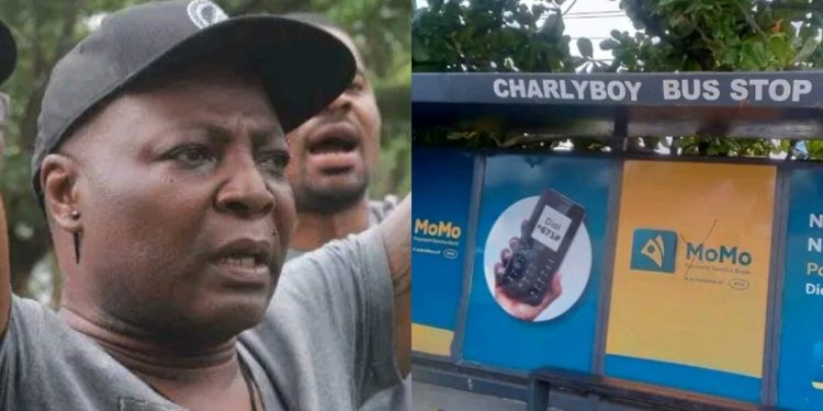 Charly Boy bus stop in Lagos renamed