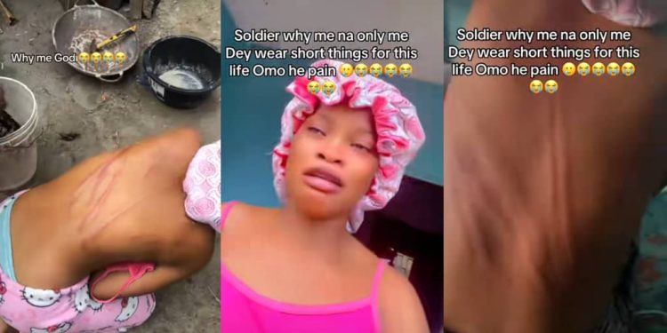 Nigerian soldier allegedly beats woman to stupor for wearing short skirt