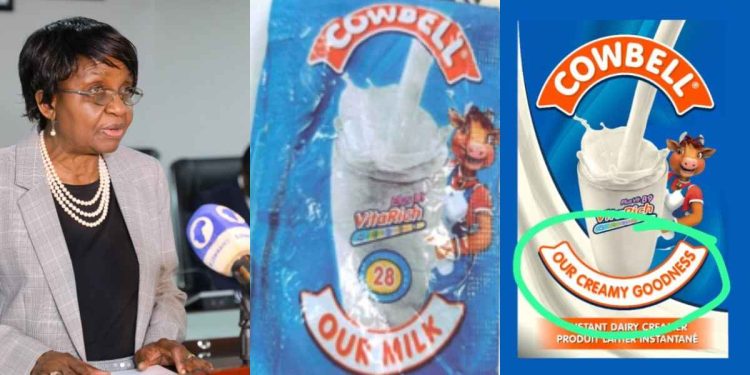 Beware of Cowbell “Our Milk” — NAFDAC raises alarm, states reason