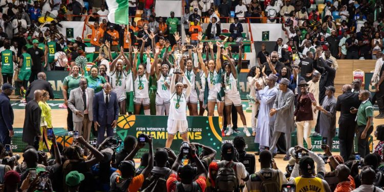 Like Super Falcons, D’Tigress Get National Honours, $100,000 Each for Afrobasket Victory