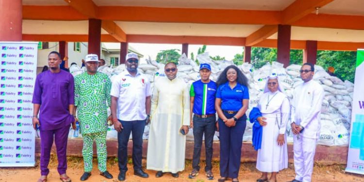 Fidelity Bank feeds1000 less privileged persons in Anambra