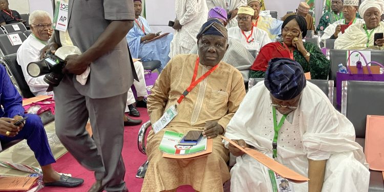 Bode George, Jerry Gana, Others Storm PDP NEC Meeting in Abuja