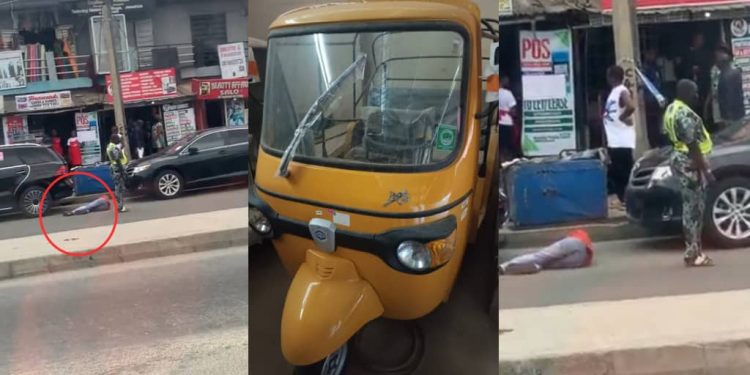 Keke rider allegedly left in coma after assault by task force official in Ajah over ridiculous bribe