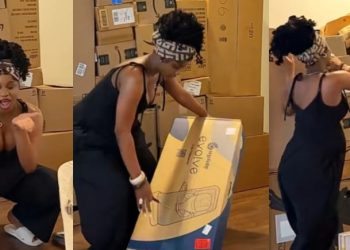 Actress Iyabo Ojo’s daughter, Priscilla shares adorable baby item after child’s birth