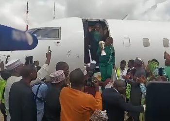 D’Tigress arrive Abuja with Afrobasket trophy