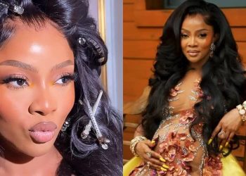 Media Personality Toke Makinwa joyfully announces baby’s gender
