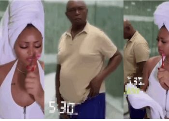 Actress Regina Daniels posts video of her husband, Senator Ned Nwoko urinating on social media (Watch Video)
