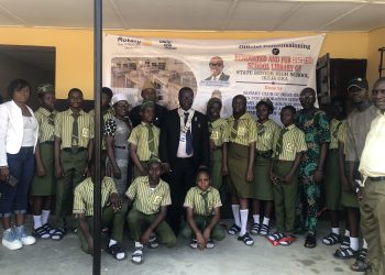 Rotary Clubs Champion Education with New Library Project at State Secondary School, Ikeja GRA