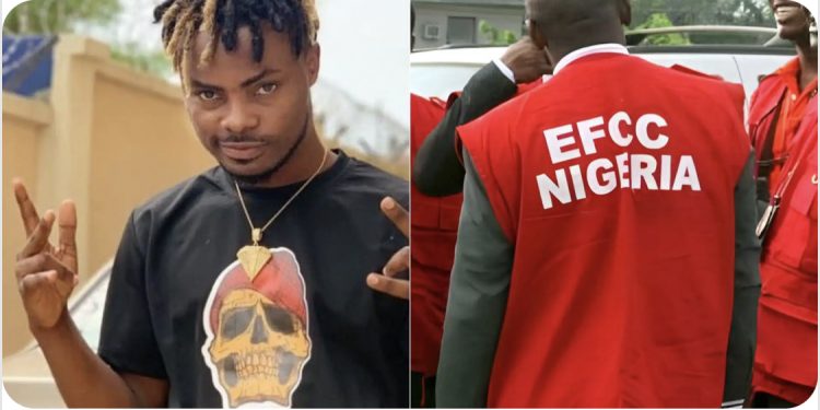 Popular Nigerian rapper accuses EFCC of collecting N10M before his release