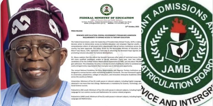 Goodbye to JAMB as FG announces new admission policy