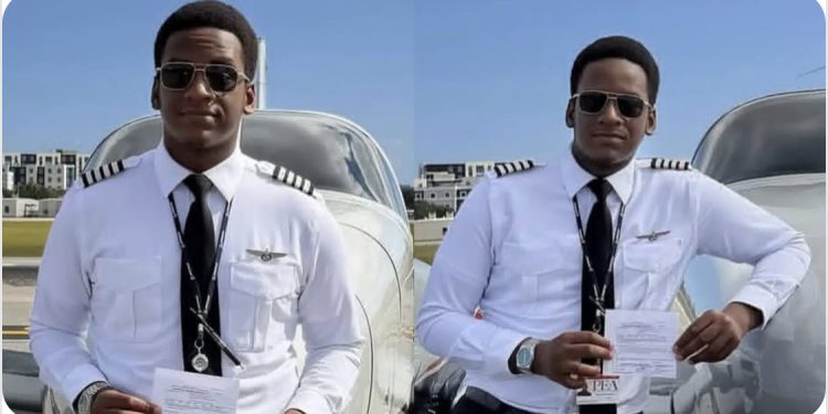 Meet youngest Nigerian pilot