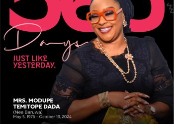 One-Year Memorial for Late AFRIMA Boss’s Wife, Modupe Dada, Holds Sunday in Lagos