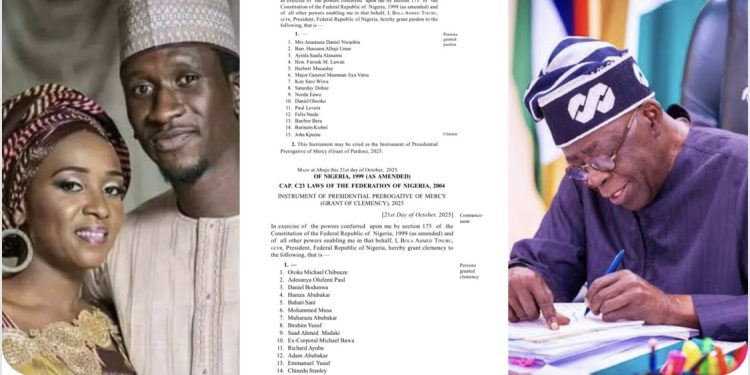 Tinubu removes Maryam Sanda, others from pardon list