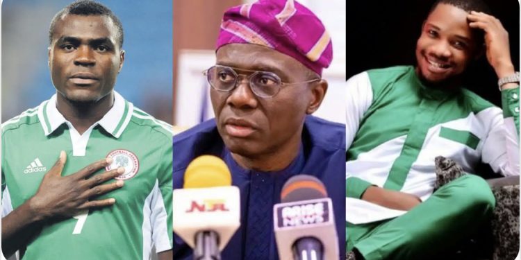 Ex-Super Eagles striker knocked for threatening Gov. Sanwo-Olu