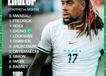 Chelle Unleashes Osimhen, Arokodare Attack on Lesotho as Coach names Strong Starting 11