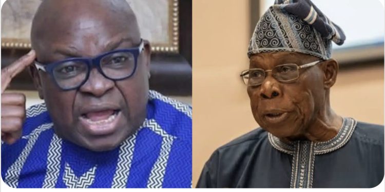 “You belong in the zoo”— Ex-Ekiti governor explodes as Obasanjo revives old feud at 65th birthday