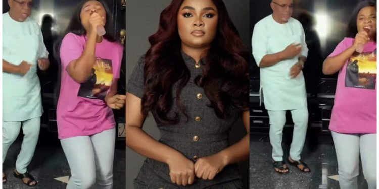 Actress Bimbo Ademoye lures her aged father into acting