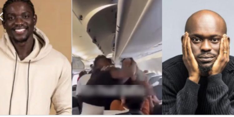 VDM and Mr Jollof exchange blows inside aircraft