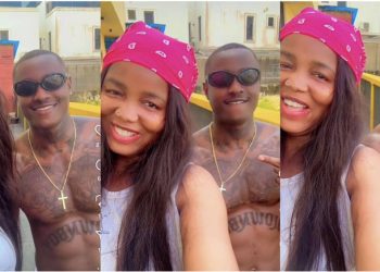 “Are they dating ?” — Video of Mr. Ibu’s widow with ‘shirtless’ top hip hop star trends online