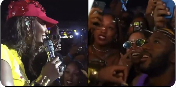 How married man denies wife at Brazil concert over sexy Nigerian singer, Tems