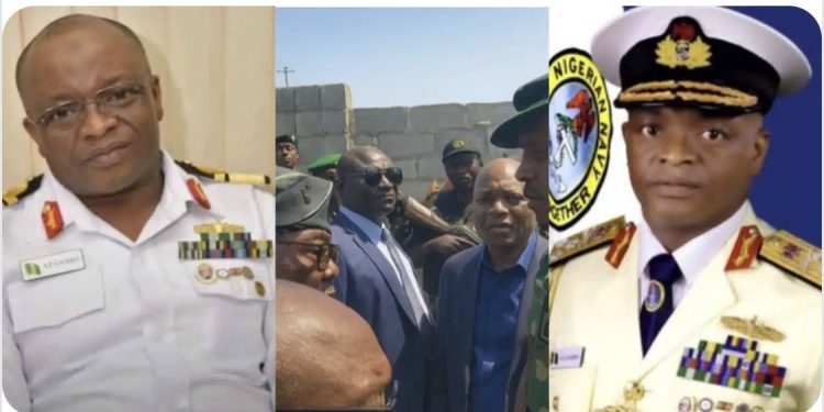 PHOTO: Meet Vice Admiral who owns the Abuja land Wike visited