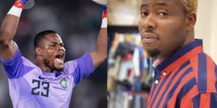 Super Eagles goalie, Stanley Nwabali vows to beat social media influencer, Lege Miami