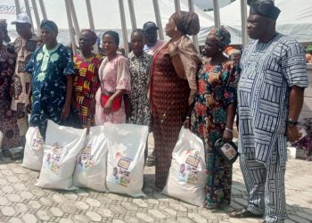 100 Days: Badagry LG boss distributes food items to 2,000 residents