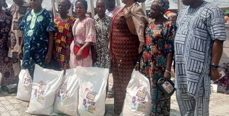 100 Days: Badagry LG boss distributes food items to 2,000 residents