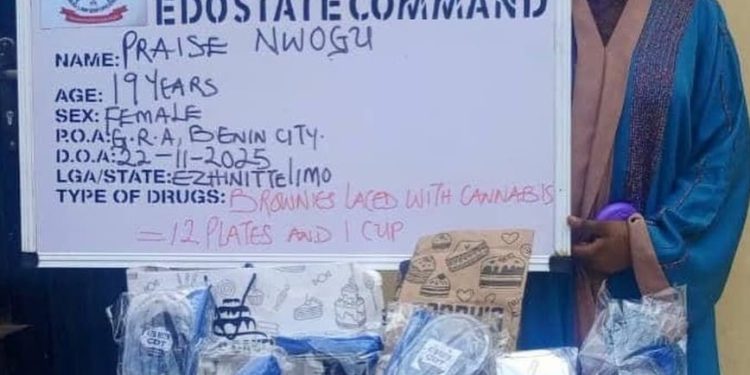 NDLEA Cracks Down on Social Media Influencer Selling Cannabis-Infused Cookies