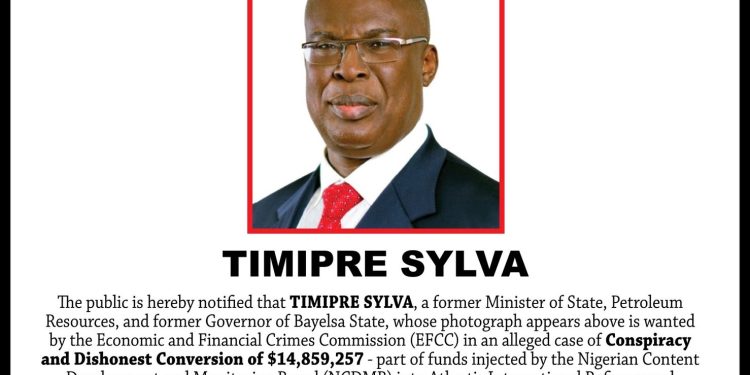 EFCC declares Timipre Sylva wanted over $14.8m fraud