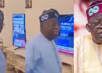 Viral video of Tinubu laughing sparks outrage amid rising insecurity