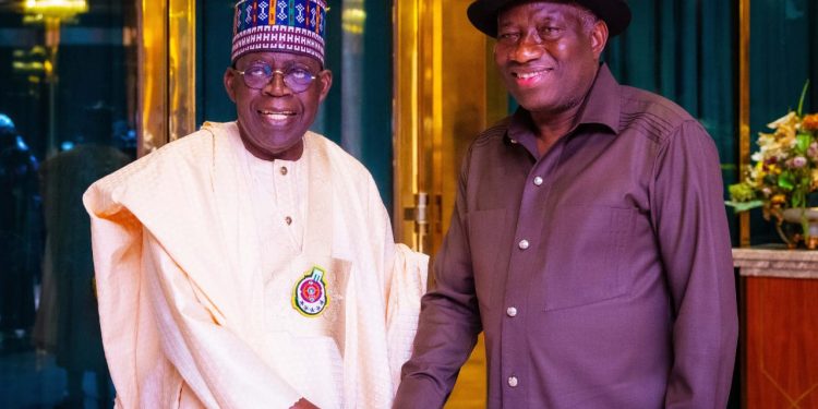 Tinubu Celebrates Goodluck Jonathan at 68, Praises His Impact on Nigeria’s Democracy