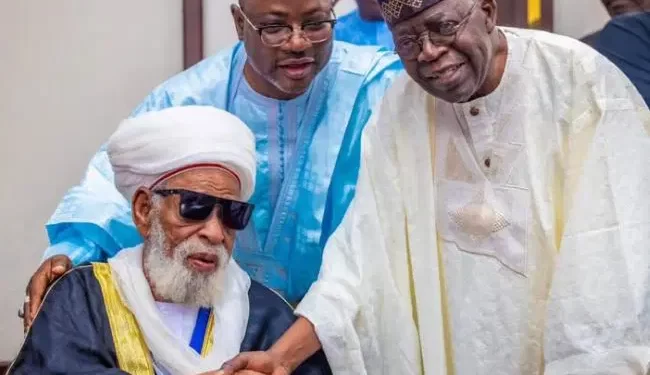 President Tinubu Pays Tribute to Islamic Scholar Sheikh Dahiru Bauchi